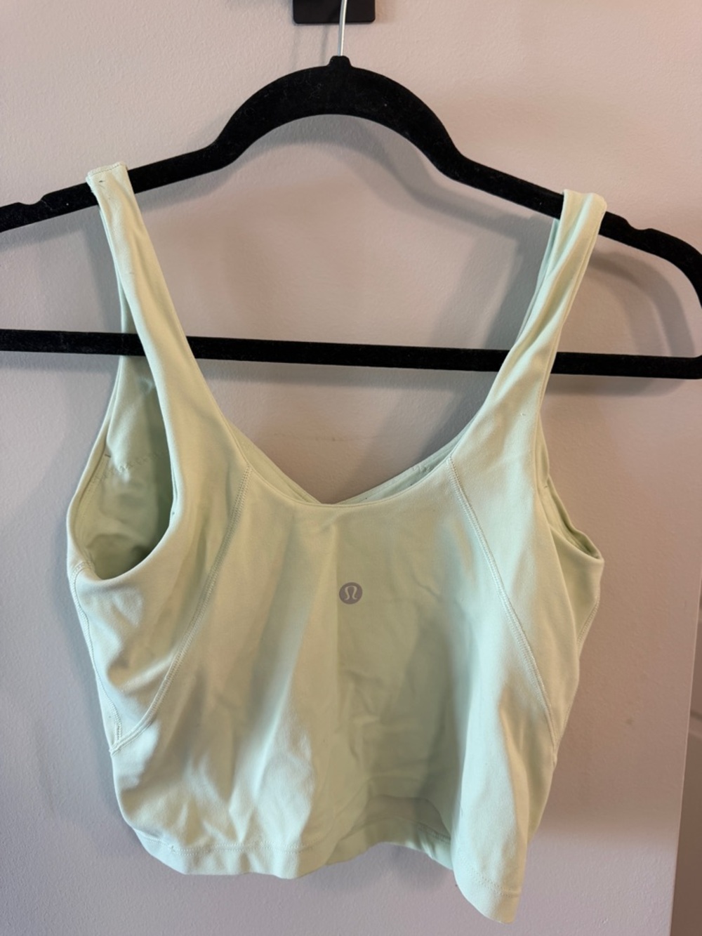 lululemon athletica Pastel Green Scoop Crop Tank